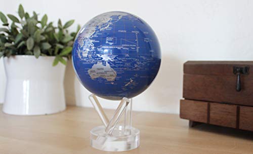 Blue and Silver MOVA Globe 4.5" - Thumbnail 2