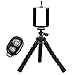LSoug Universal Compact Tripod Stand - Remote Included - Flexible Octopus Cell Phone Camera Selfie Stick Tripod Mount for Smartphone / Digital Camera / GoPro Hero