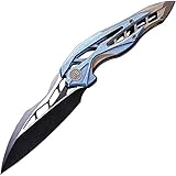 "Knive&KniveS" Arrakis Blue & Brown Titanium