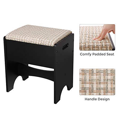 VASAGLE Vanity Set with Flip Top Mirror Makeup Dressing Table Writing