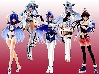 xenosaga legend ep-2 set of 5 figures kos mos