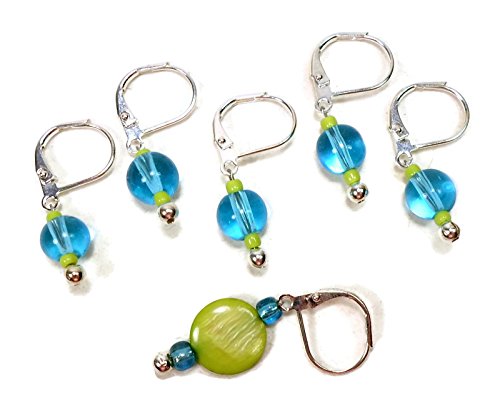 image for TJBdesigns Removable Locking Stitch Markers for Crochet and Knitting L