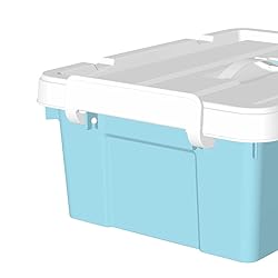 Cetomo Storage Bins on Handle, Storage Box, Plastic
