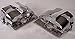 SINGLE PORT SHROUDS, CHROME, dune buggy vw baja bug