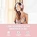 Bluetooth Wireless Over-ear Stereo Headphones, Fetta 4 in 1 Upgrade Bluetooth Foldable Headsets with Micro Support SD/TF Card (Upgrade Rose Gold)