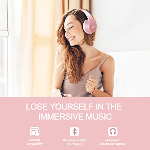 image for Bluetooth Wireless Over-ear Stereo Headphones, Fetta 4 in 1 Upgrade Bl