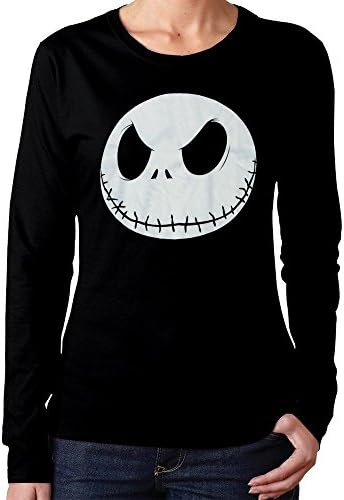 Women's Head Nightmare Before Christmas T-Shirts Black