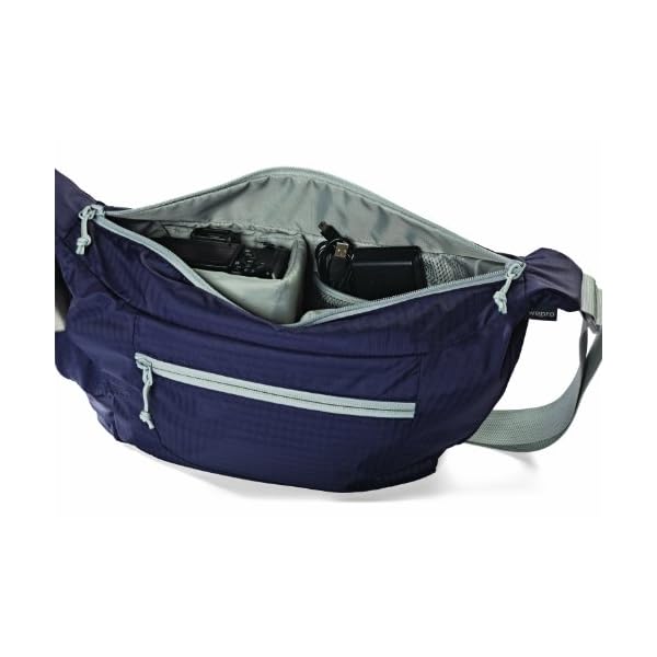 Lowepro Photo Sport Shoulder 12L Kameratasche dunkellila/grau – Bild 8