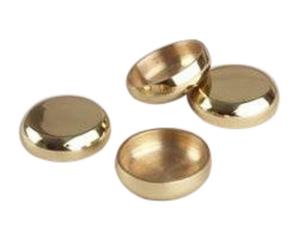 LPS Castor Cups For Furniture On Carpet, Solid Brass Furniture Castor Cups And Furniture Cups, Furniture Coasters Caster Cups To Protect Carpet, Pack Of 4