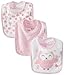 Gerber Baby Girls' 3 Pack Terry Dribbler Bibs