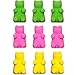 Gummy Bears Molds for Hard Candy & Chocolate Making- Silicone Soap and Ice Cube Trays- Party Buffet, Baking, Wedding Favor Maker & Baby Shower Supplies - Novelty / Silly Shapes - 50 Cavity