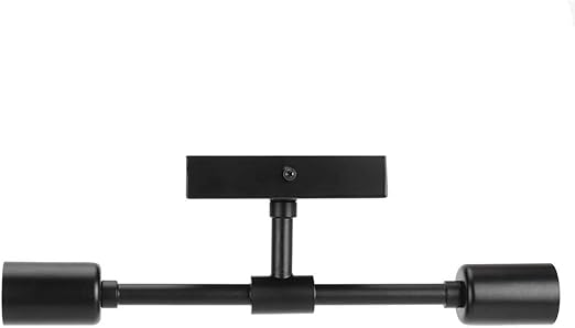 DOACT E26 Aplique de Pared de Dos Cabezas, lámpara de Aplique Retro