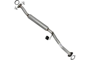 Northeastern Exhaust | Stainless Steel Exhaust Resonator Pipe Compatible for 2006-2008 Subaru Forester, 2006-2007 Subaru Impreza, 2006 SAAB 9-2X | 2.5L | Free Gaskets and Spring Bolt Kit Included