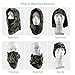 Your Choice Balaclava Face Mask Warm Fleece Hood Neck Warmer for Hunting, Hiking, Climbing and Any Winter Outdoor Sports White Brown