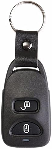 Automobile Locksmith 2 Button Remote Alarm Key Fob Shell Case Cover for Kia Sportage remote key, Black - Image 4