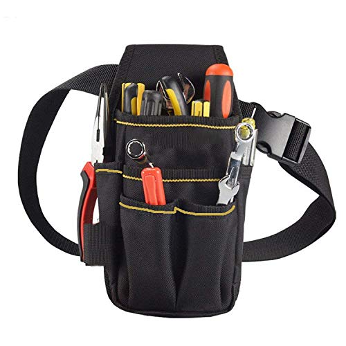 Bwnbvios Tool Belt - Black, One Size - Polyester - TOOL_BELT - Tool Bag - 13.5 x 13.5 cm