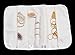 Jewelry Roll in an Alba Thistle Design