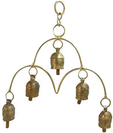 Wind Chime Indian Tradition CLOUD 5 Bell Ring Tone Bell Hanging E11