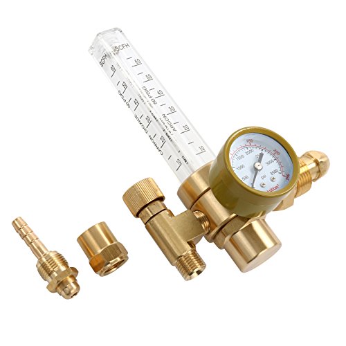 Argon CO2 Mig Tig Flow Meter (SCFH) Welding Weld Regulator Gauge