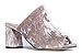 J. Adams High Heel Sandal Mule - Comfortable Everyday Slip On Heel - Trendy Cute Slipper Shoe - Peace