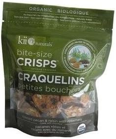 Kii Naturals, Bite Sz Crisp, Pecan Raisn, Pack of 12, Size - 5.3 OZ, Quantity - 1 Case