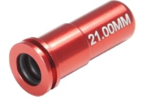 GoldenBall x Maxx Model CNC Aluminum Double O-Ring Air Seal Airsoft Nozzle (21.00mm)- RED