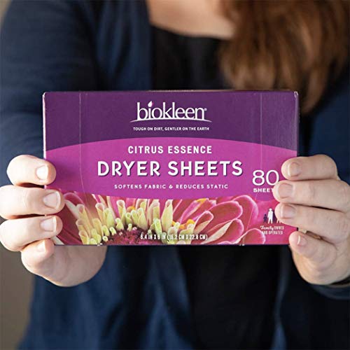 Biokleen Laundry Dryer Sheets, Fabric Softener, EcoFriendly, NonToxic