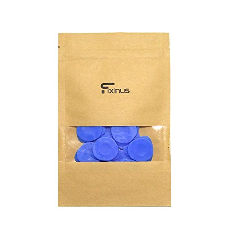 Fixinus 10 Pieces Universal Triangle Plastic Pry Opening Tool for iPhone Mobile Phone Laptop Table LCD Screen Case Disassembly Blue Guitar Picks - Thumbnail 4