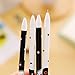 Katoot@ 8 pcs/Lot Cute kitties black ink gel pen Lucky cat Kawaii stationery zakka Office material escolar school supplies (Black white)