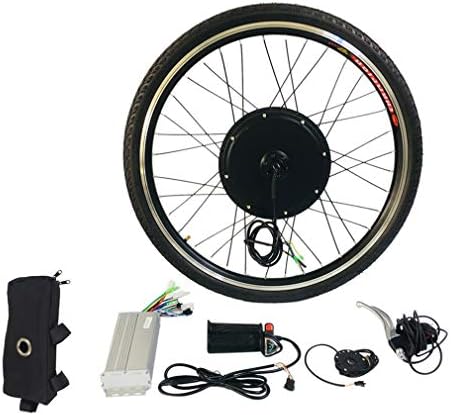 Kitechildhrrd 48V 1000W Electric Bike Kit Ebike Electric Bicycle Front Wheel Conversion Kit Hub Motor Front Wheel Conversion Kit