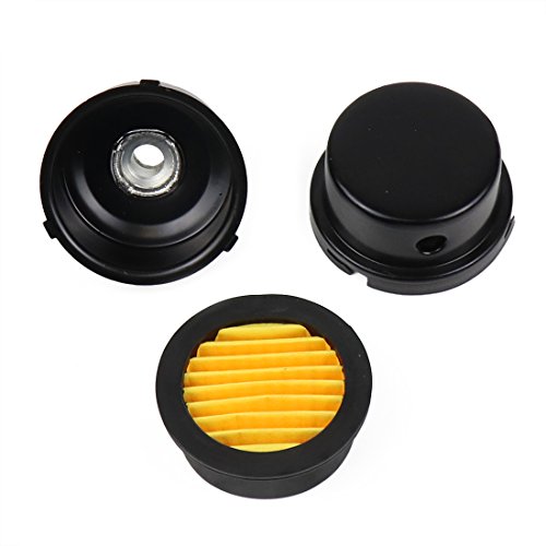 BBT Air Compressor Intake Filter, 2 Pcs 16mm Thread Metal oil-less Air Compressor Air Filter Silencer Noise Muffler (3/8 PT 16mm) - Thumbnail 4