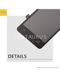 Para ZTE Sonata 3 z832 maven 2 z831 5 "LCD Asamblea de pantalla táctil LCD Bl Bling Digitalizador de pantalla