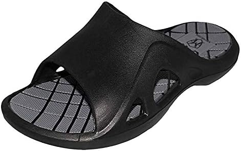 Greg Michaels Mens Flip Flops Slide Slippers - Sport Comfortable for Home Beach Walking Light Weight