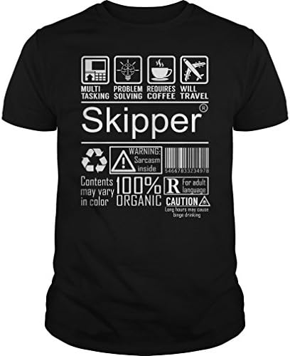 Skipper Multitasking Job Title Shirts