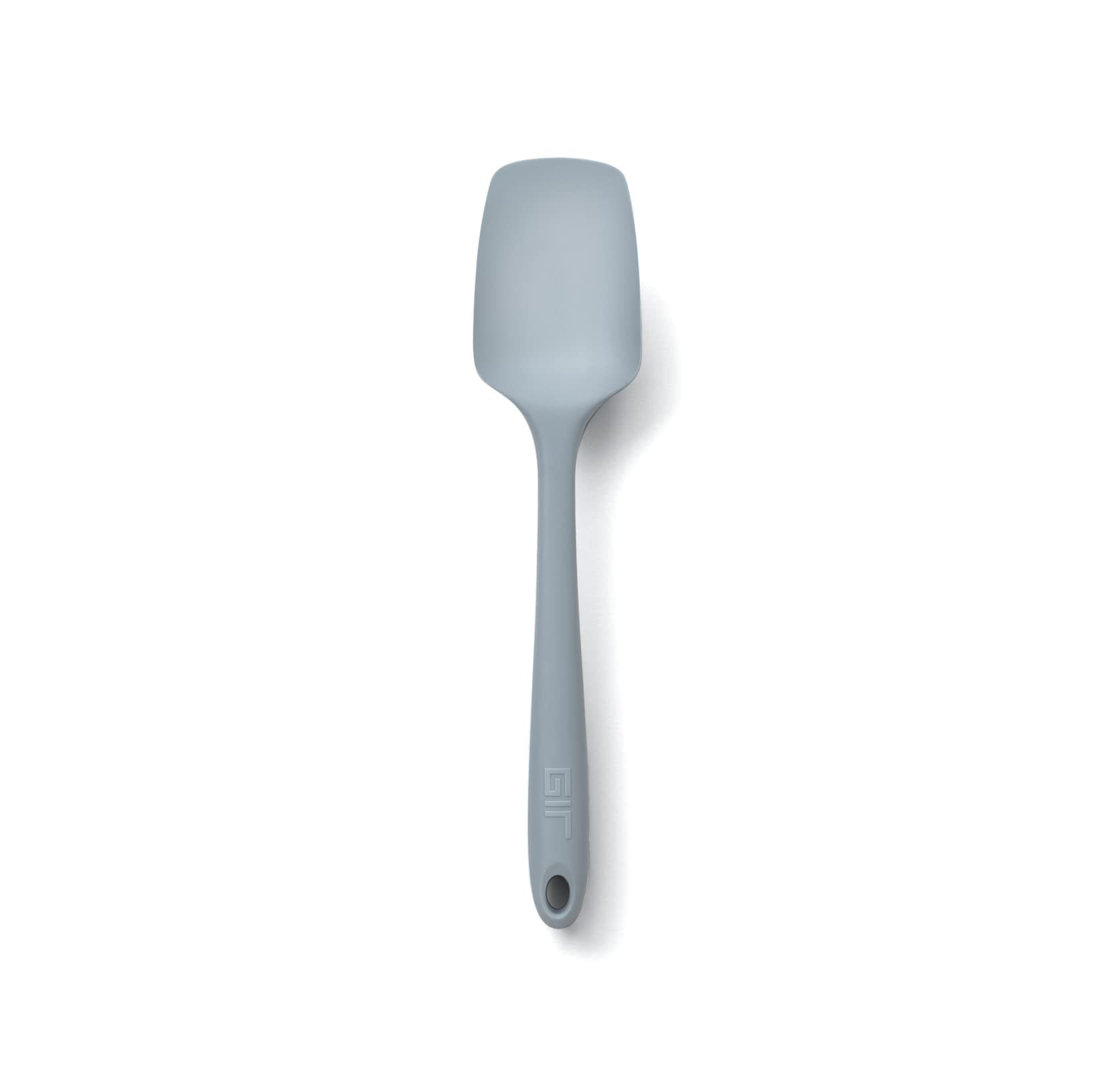 Photo 1 of GIR: Get It Right Silicone Spoonula Spatula - 11 in Slate - Heat-Resistant up to 425°F & Non-Scratch Seamless Design - Dishwasher Safe Scraper & Stirring Tool