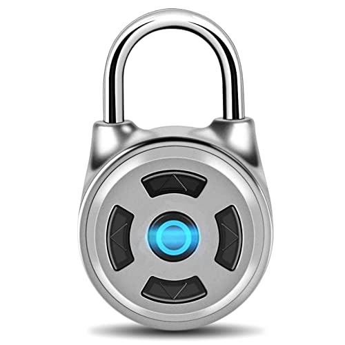 Bluetooth Padlock, Universal Safe Mini Wireless Metal Electronic Keyless Padlock Lock APP Control Password for Luggage Doors Cabinets