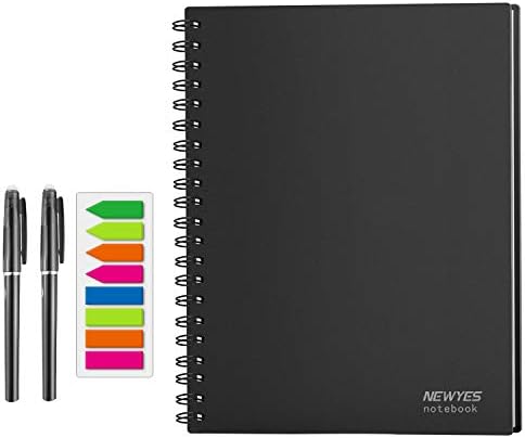 WOBEECO Reusable Smart Notebook, 40 Pages Letter Size Dotted Wirebound Notebook Cloud Storage Journal/Notepad/Diary Notebook