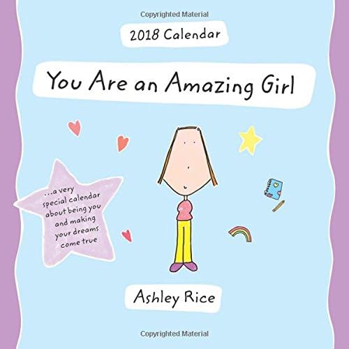 2018 Calendar: You Are an Amazing Girl, 7.5"x7.5" Calendar โ Wall Calendar, June 22, 2017
