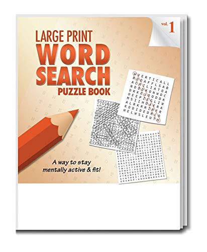 Safety Magnets Large Print Word Search Puzzle Books for Seniors in Bulk (25 Pack) - Volume 1