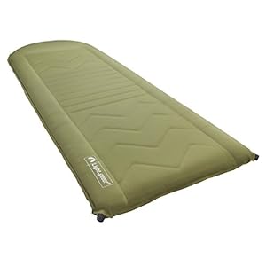 Lightspeed Outdoors Self Inflating Sleep Pad (Green/Brown)