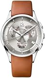 Calvin Klein Men's K2A27192 Basic Analog Display Swiss Quartz Brown Watch