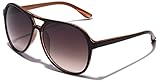Retro Vintage Unisex Fashion Aviator Sunglasses
