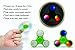 cyber monday Deal ! Premium Fidget Spinner Kit - LED Light + Colorful + Glowing Hand + USA Flag + Stainless Steel + Gold! Top Quality 6-Pack EDC Fidget Toy Set & Carry Bag For Kids & Adults
