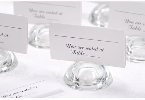 Wedding White Seating Cards - 50 ct.