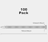 Oksdown 100 Pack Black Cable Ties 760mm x 9.0mm Heavy Duty Nylon Self Locking view 2