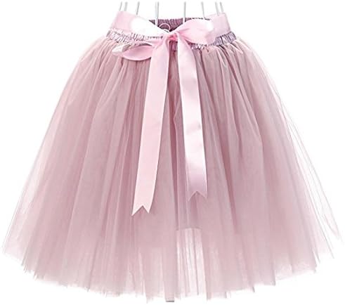 Women Midi Tulle Skirts Princess Ballet Petticoat for Prom Wedding Party