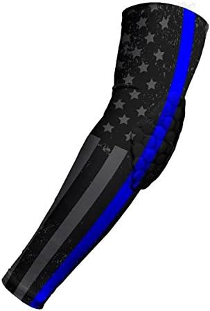 Tactical Thin Blue Line Padded Arm Sleeve