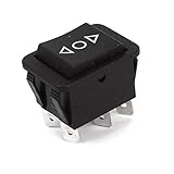 uxcell Car On/Off/On Momentary Power Window Rocker Switch