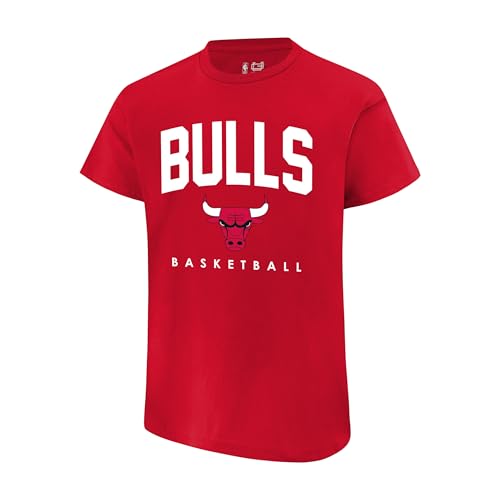 Ultra Game Men's NBA Official Teamster Short Sleeve T-Shirt, Chicago Bulls, Tea…