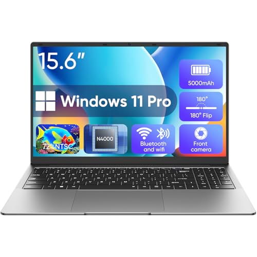 EYY 15.6 inch Windows 11 Pro Laptop,8GB RAM 256GB